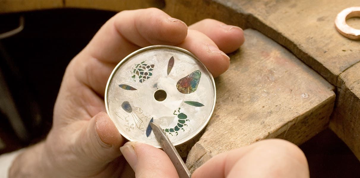 Goldschmiede Handwerk bei Guggenberger